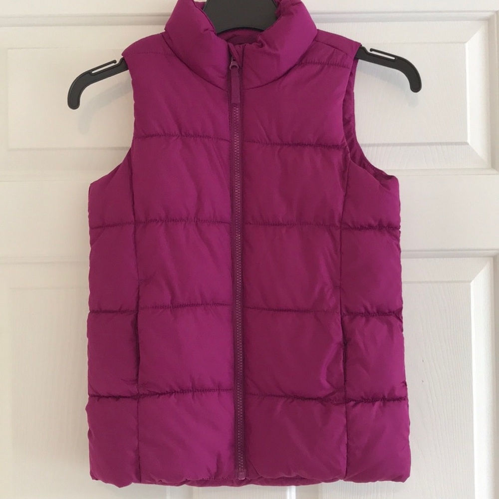 ❤️GREAT DEAL! OLD NAVY Vest -Magenta- Girls SZ 10-12